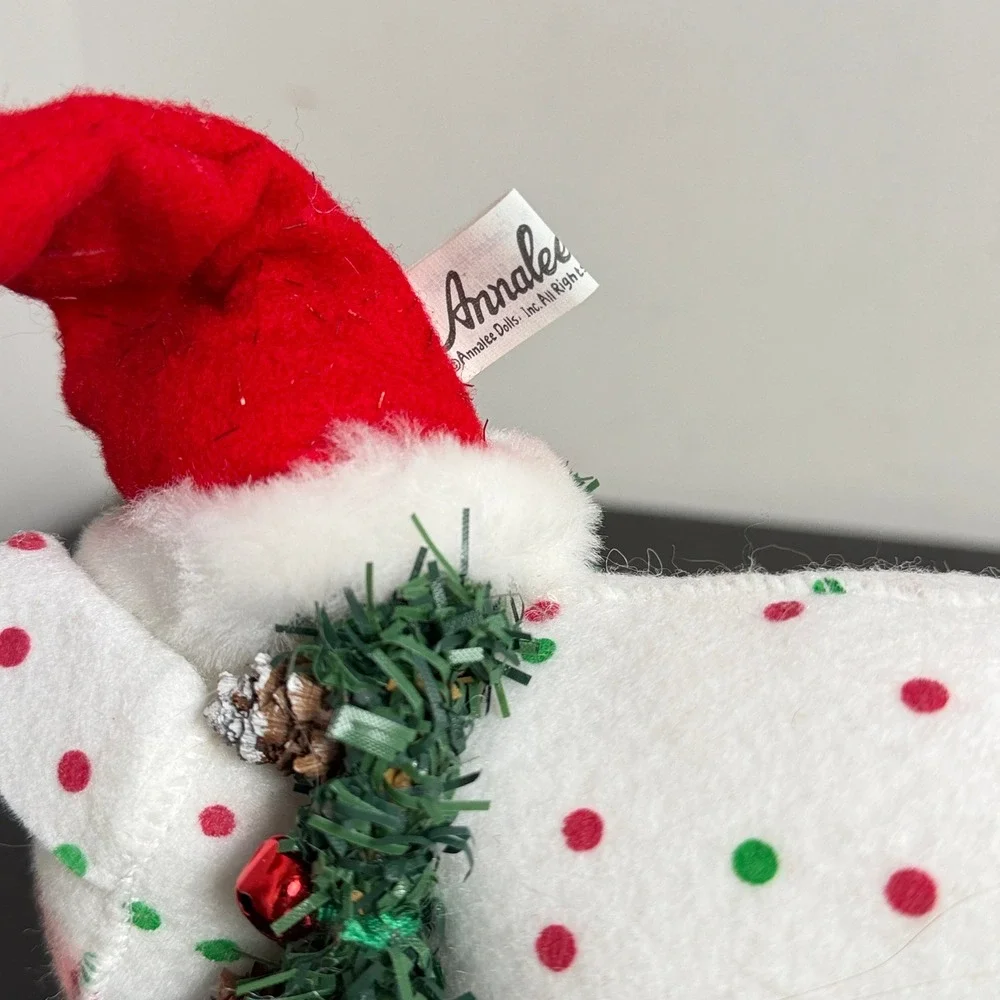 VTG Annalee Mobilitee Dolls Santa Christmas Wreath Pig Hog Piglet 2006 8